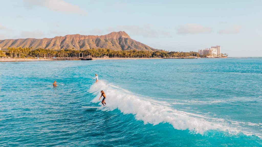 Surf et SUP à Hawaii 4132